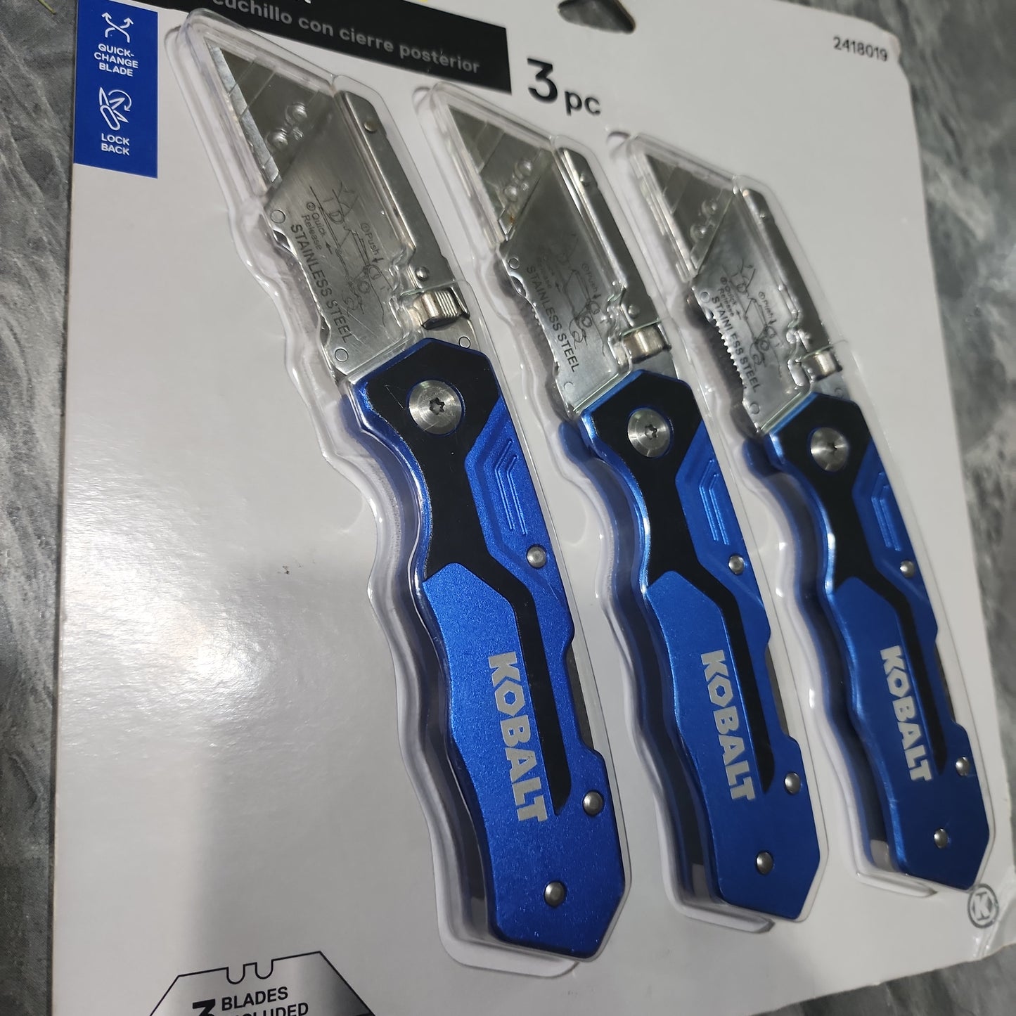 Kobalt Lockback Knife Set