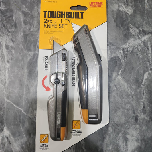 Toughbuilt 2pc utility knife set