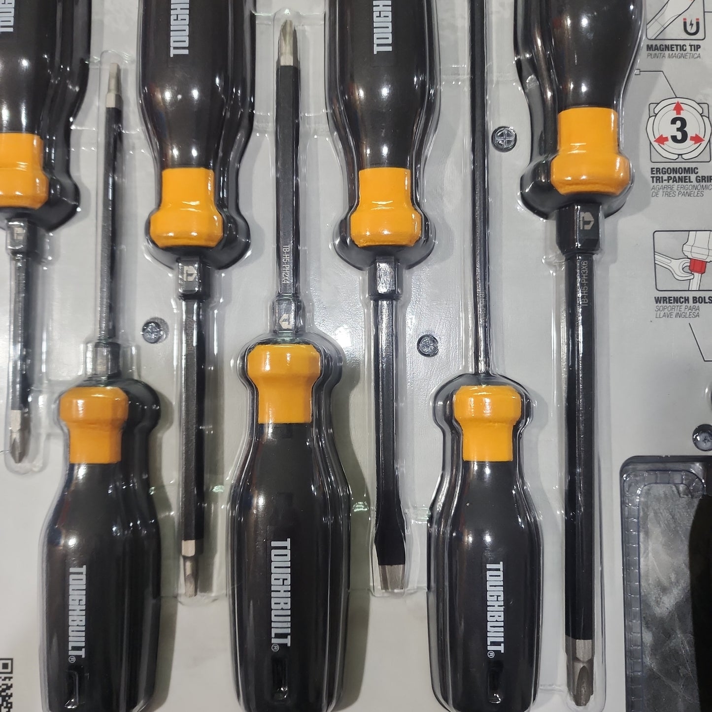 Tougbuilt 8pc Screwdriver set