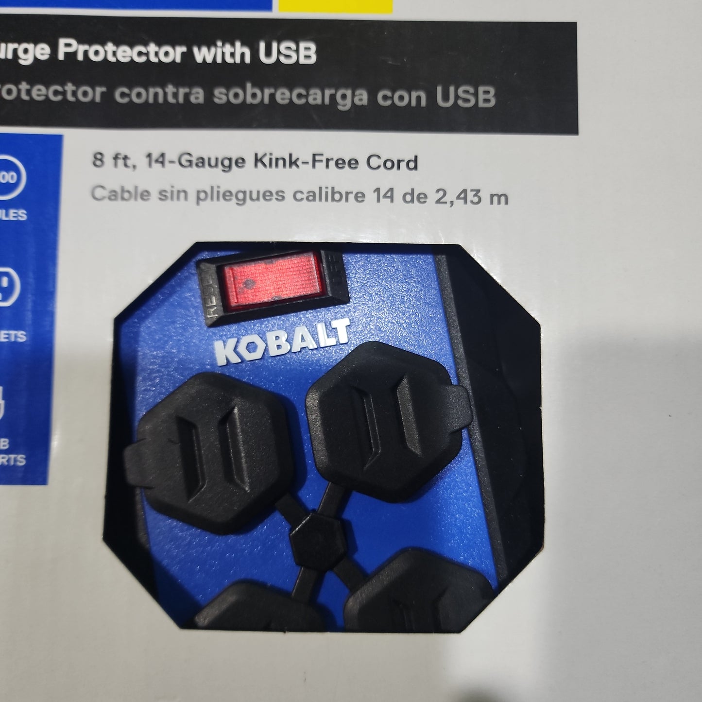 Kobalt Surge Protector/ Usb