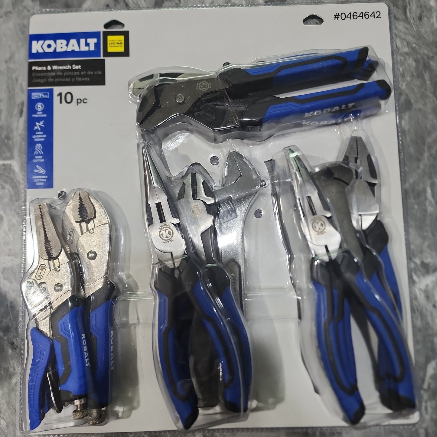 Kobalt Pliers & Wrench Set