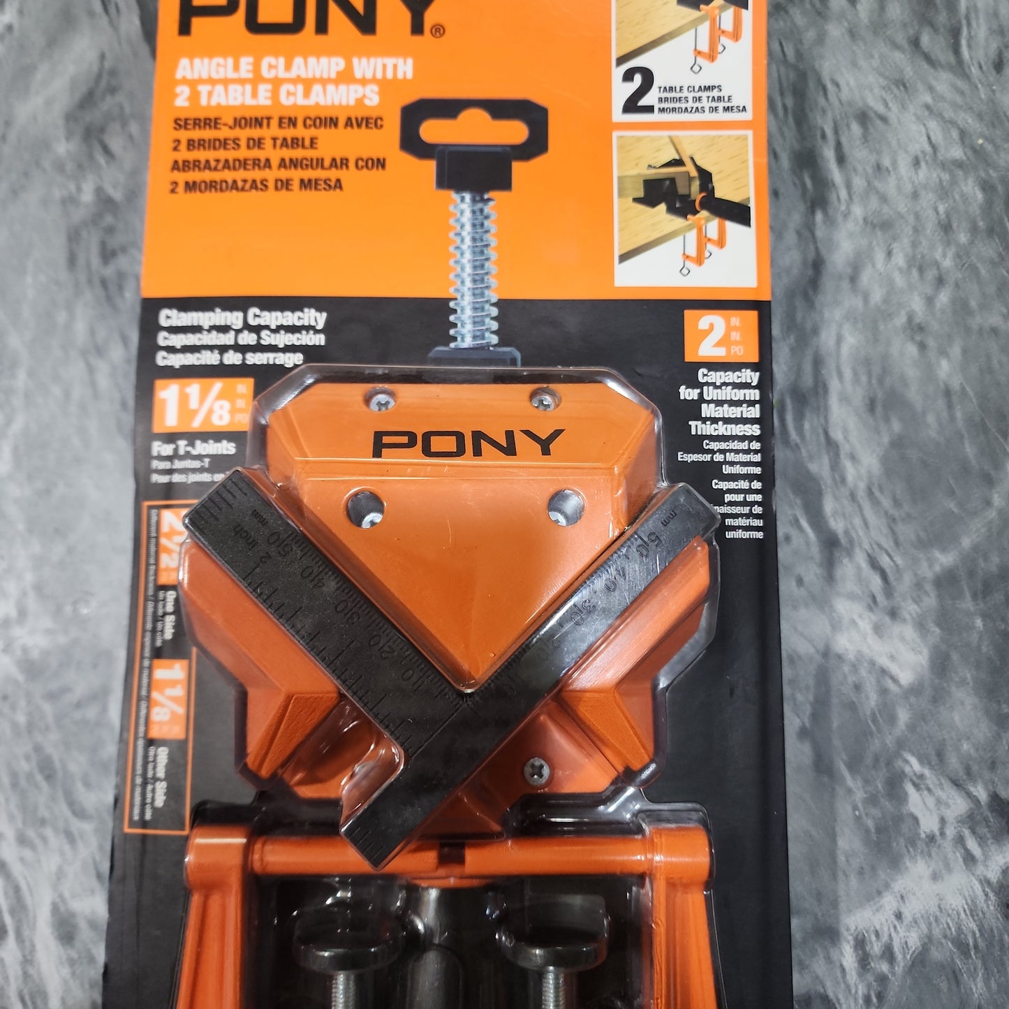 Pony Angle Clamp with2 table Clamp + extra