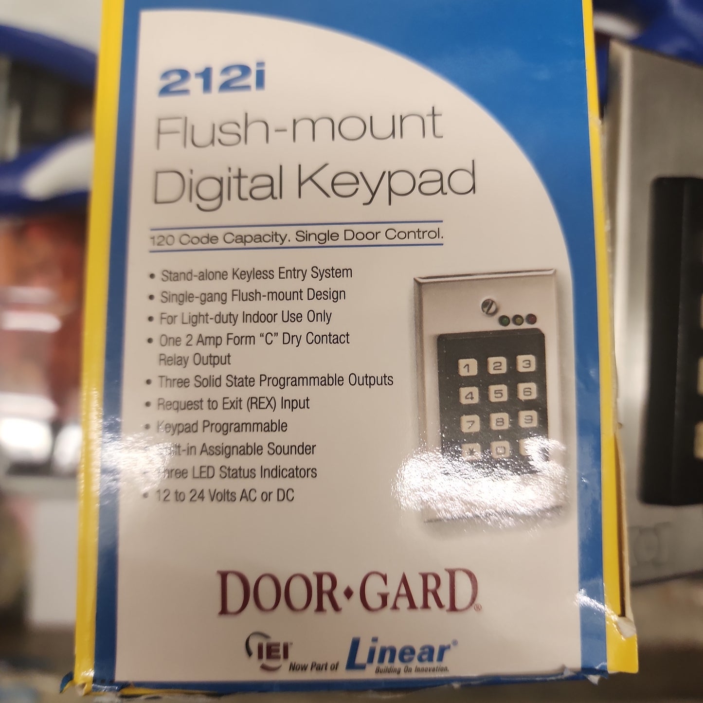 Door Gard 212i Flush mount Digital keypad