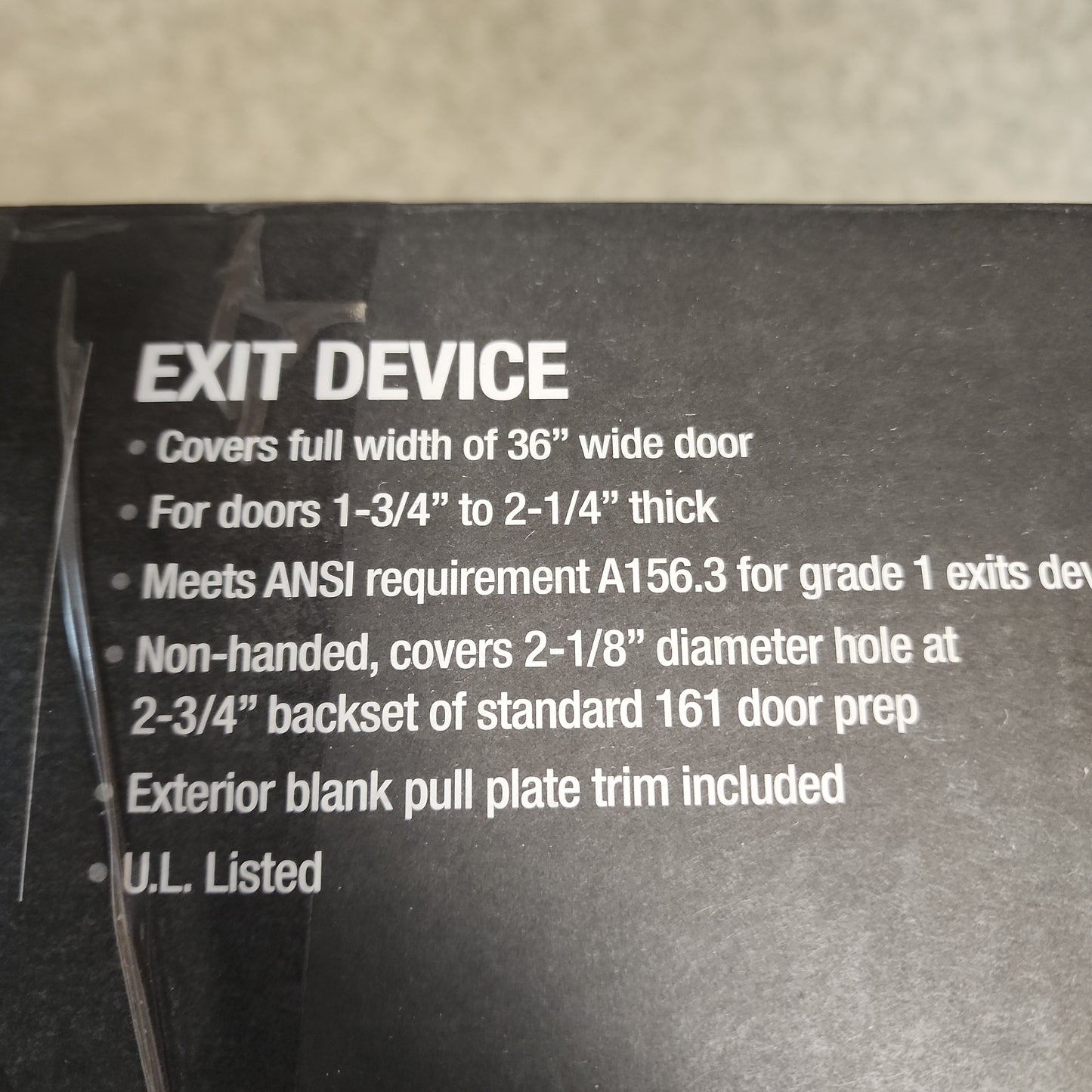 Commercial Exit device